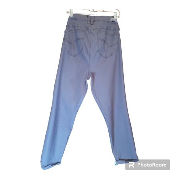 YMI wannabettabutt 3X skinny ankle rolled jeans grayish lavender stretch - Picture 2 of 13